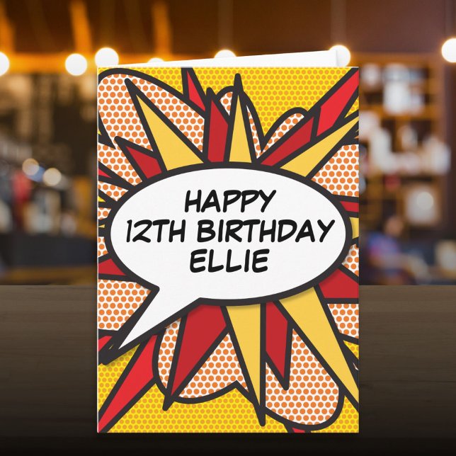 HAPPY BIRTHDAY Fun Comic Book Card (HAPPY BIRTHDAY Fun Comic Book Card)