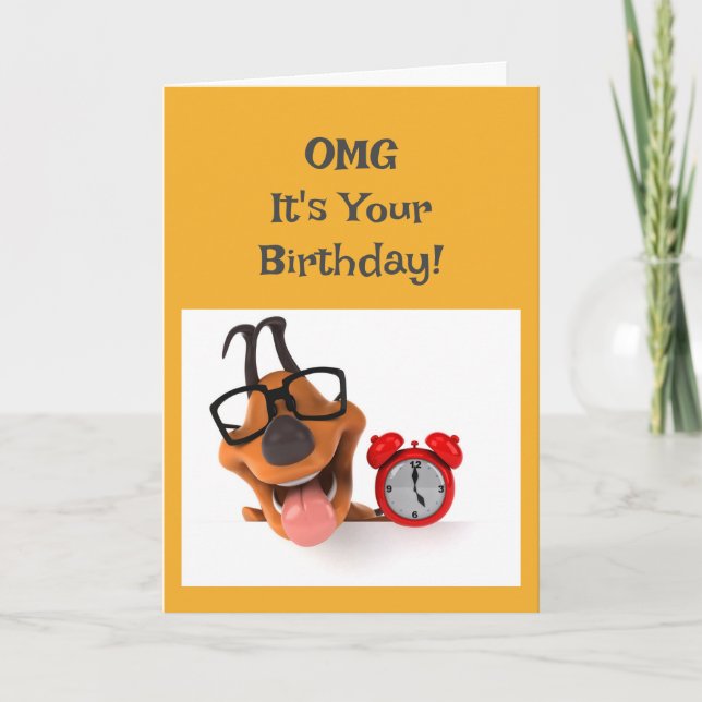  Happy Birthday Fun Humour For Anyone Card (Front)