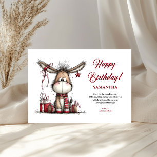 Happy Birthday Funny Animals Custom Name kids Card