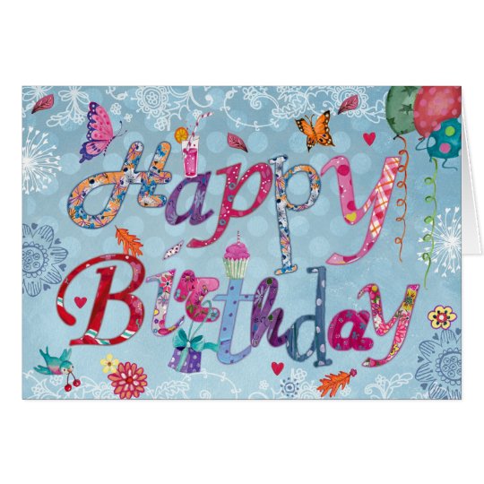 Happy Birthday Funny Letters | Greeting Card