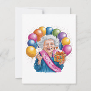 Happy Birthday Funny Nana Card