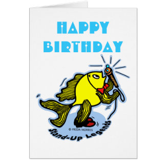 Funny Fishing Birthday Cards, Photocards, Invitations & More