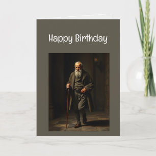 Happy Birthday Funny Young now Old Card