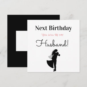 Happy Birthday Future Husband Holiday Card