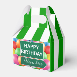 Happy Birthday Gable Favour Box
