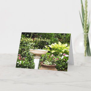 Happy Birthday Garden card