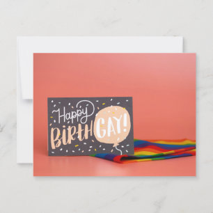 Happy Birthday Gay Postcard