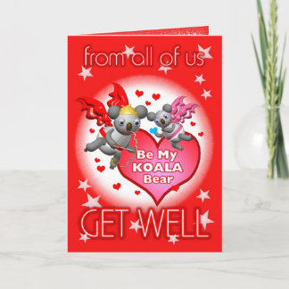 Happy Birthday Get Well Greeting Card
