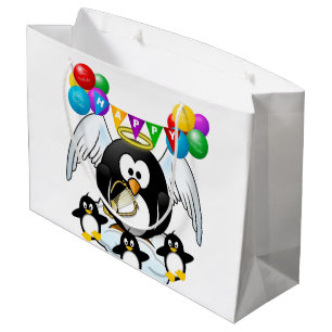 Happy Birthday Gift Bag Penguin