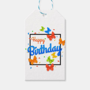 Happy Birthday Gift Tags