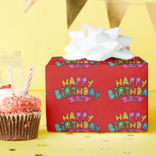 Happy Birthday Gift Wrapping Paper