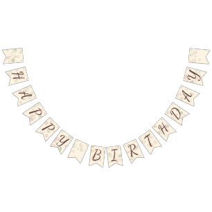Happy Birthday Girl 01 Bunting Flags
