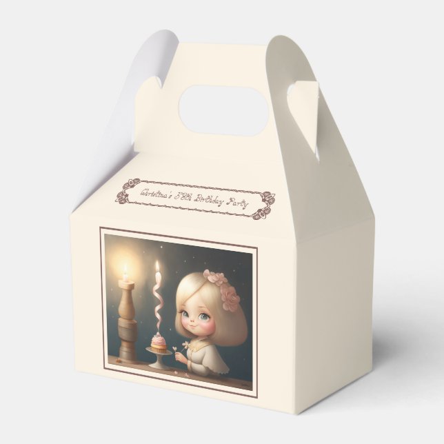 Happy Birthday Girl 01 Favor Box (Front Side)