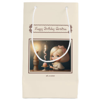Happy Birthday Girl 01 Small Gift Bag