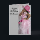 HAPPY BIRTHDAY GIRLFRIEND card<br><div class="desc">Here is a great birthday card for any girlfriend,  sister,  or bestie,  or female that you are close to. It's sure to create some smiles
Model: Aaliyah Aldrich</div>