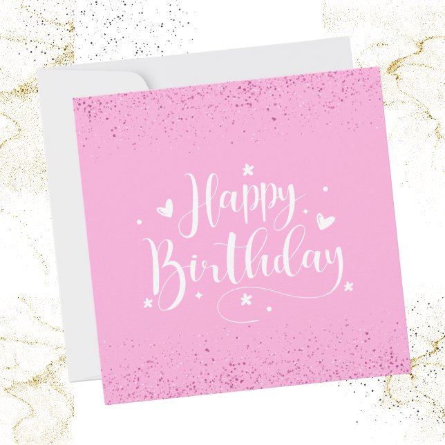 Happy Birthday Glitter Card (Happy Birthday Glitter Card)