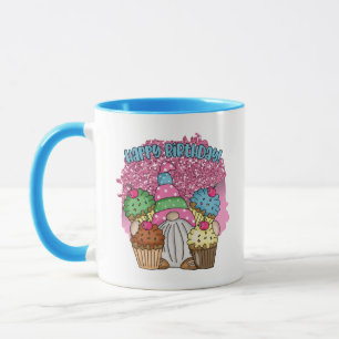 Happy Birthday gnome unisex add monogram Mug