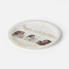 Happy Birthday Gold Glitter Photos Any Year Custom