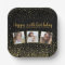 Happy Birthday Gold Glitter Photos Any Year Custom