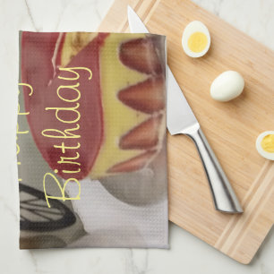 Happy Birthday Good Morning Kitchen Towel