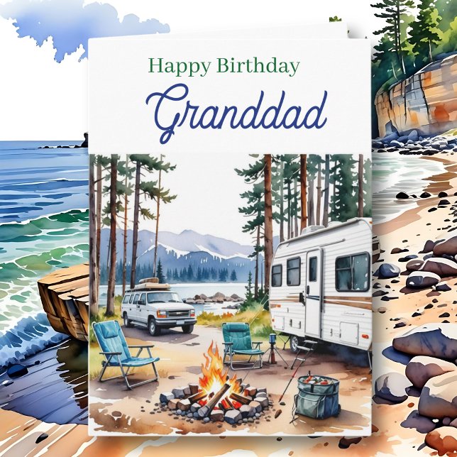 Happy Birthday Granddad | Fishing Tackle Box Card (Creator Uploaded)