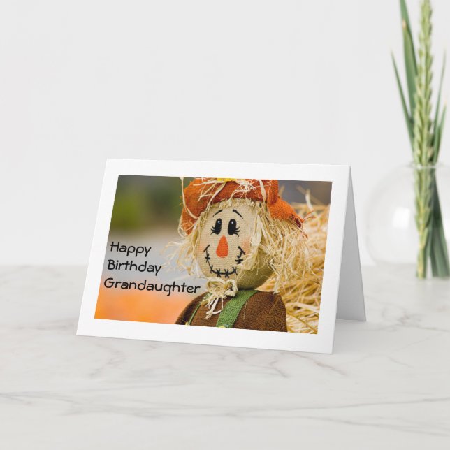 HAPPY BIRTHDAY ***GRANDDAUGHER*** CARD (Front)