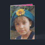 Happy Birthday Granddaughter pink and purple photo Card<br><div class="desc">Replace the photo on the front and change the text to suit.
Happy Birthday special Granddaughter.
Inside designed in pink and purple.</div>