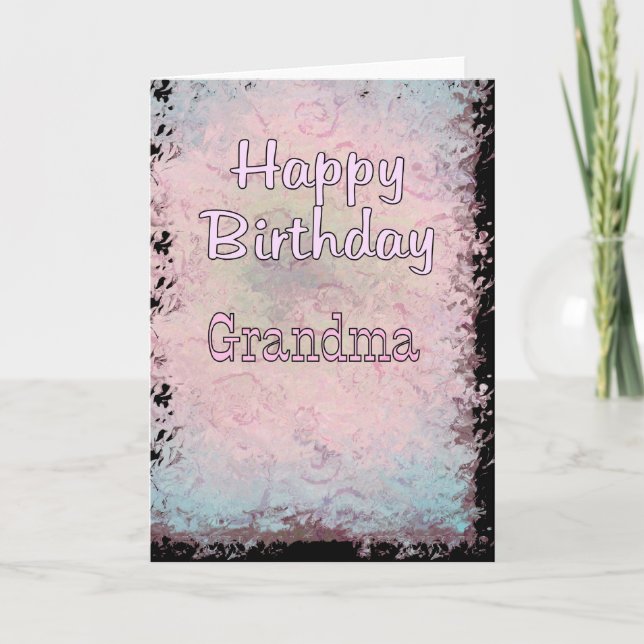 Happy Birthday Grandma Card (Front)
