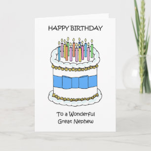 Happy Birthday Great Nephew Card