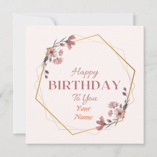 Happy Birthday Greating Card