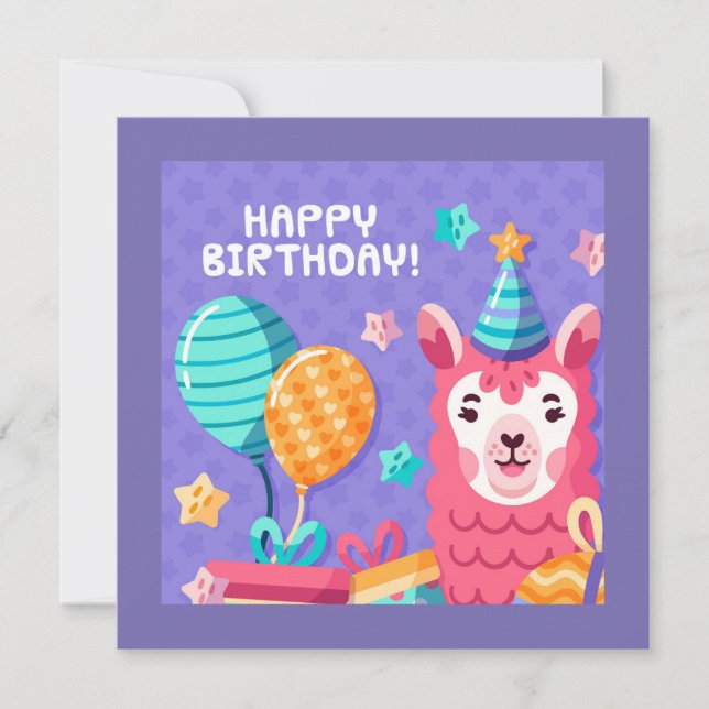 Happy Birthday Greeting (Front)