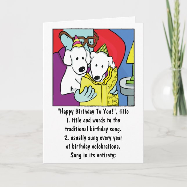 Happy Birthday Greeting Card (Front)