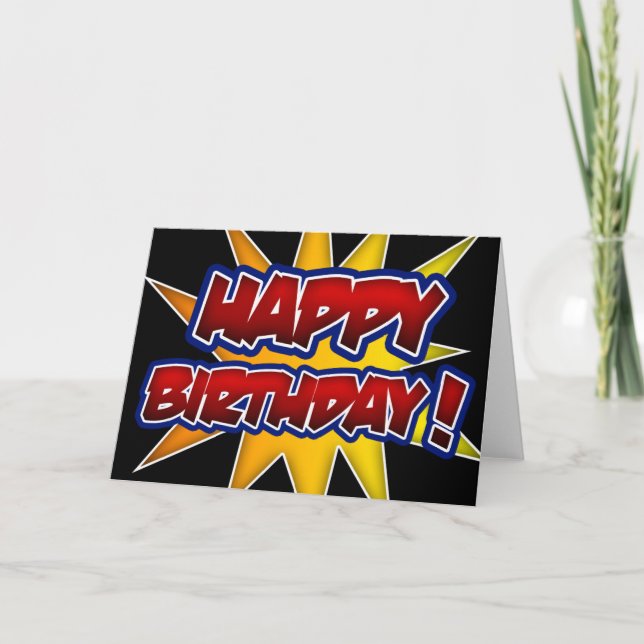 Happy Birthday! Greeting Card (Front)