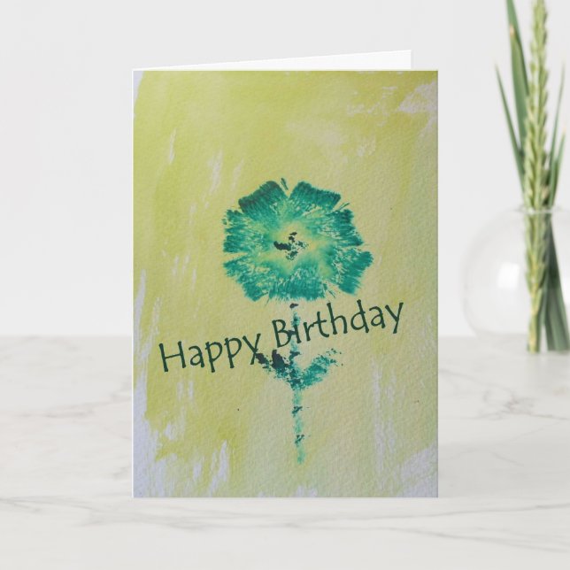 Happy Birthday Greeting Card (Front)