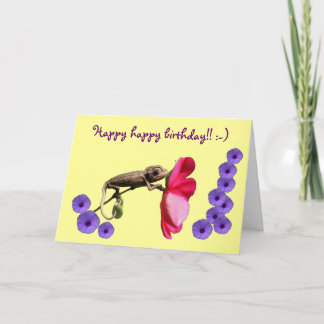 Happy birthday greeting card by GrouchyChameleon