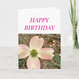 Happy Birthday greeting card. Card