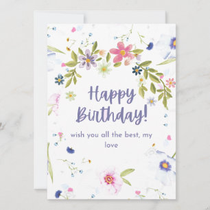 happy Birthday Greeting card "Celebrate in Style: