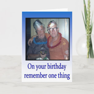 Happy Birthday greeting card vintage humour