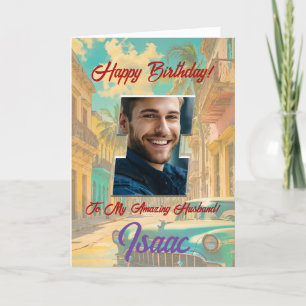 Happy Birthday Greeting Card with Photo