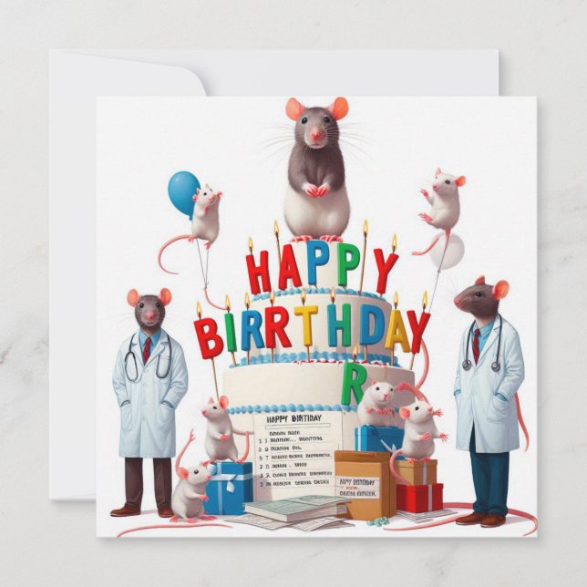 Happy Birthday Greeting Cards  (Front)
