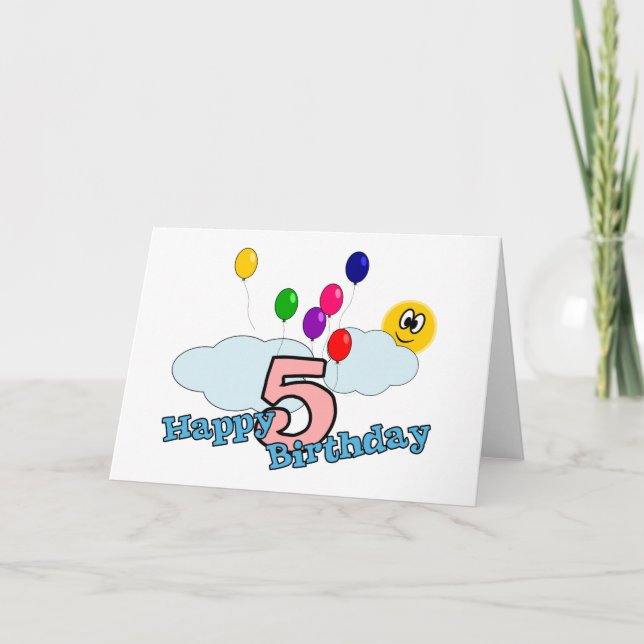 Happy Birthday Greetings Card (Front)