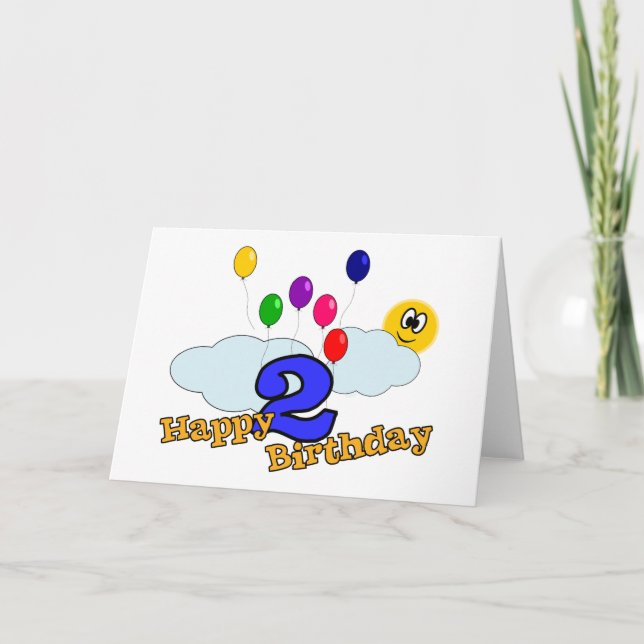Happy Birthday Greetings Card (Front)