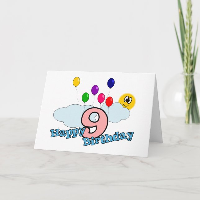 Happy Birthday Greetings Card (Front)