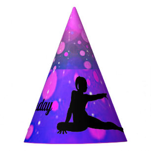 Happy Birthday Gymnastics Personalized Party Hat
