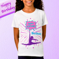Happy Birthday Gymnastics Personalized 