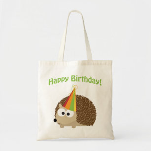 Happy Birthday! Hedgehog Tote Bag