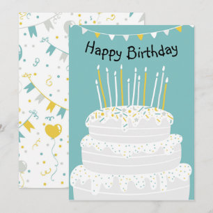 Happy Birthday Holiday Card