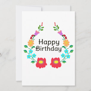 happy birthday holiday card