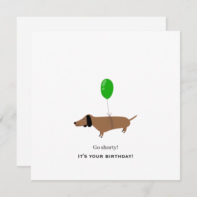 Happy birthday! holiday card (Front/Back)