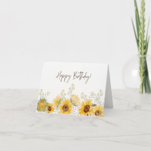 Happy Birthday Holiday Card